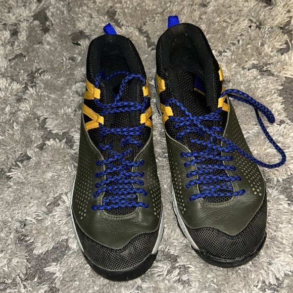 Nike ACG Okwahn 2 Sequioa Racer Blue Yellow Ochre Mens Size 7 Trail Shoes Hiking - Picture 6 of 9
